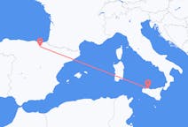 Flyg från Vitoria, Spanien till Palermo, Italien