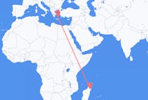 Flights from Maroantsetra, Madagascar to Santorini, Greece