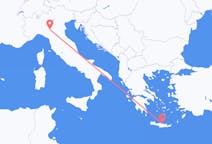 イタリアのから パルマ、ギリシャのへ イラクリオンフライト