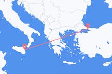 Lennot Cataniasta Istanbuliin