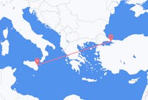 Flyg från Catania, Italien till Istanbul, Turkiet