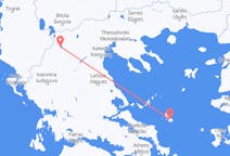 Fly fra Kastoria til Skiros