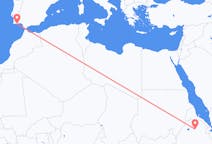 Flyg från Lalibela, Etiopien till Faro, Portugal