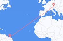 Flights from Paramaribo to Salzburg