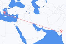 Vluchten van Ahmedabad, India naar Milos, Griekenland