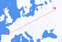 Fly fra Jaroslavl til Santander
