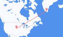Vluchten van North Platte, Verenigde Staten naar Narsarsuaq, Groenland