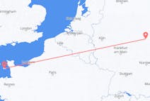 Flights from Saint Helier to Erfurt