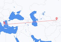 Flyreiser fra Namangan, Usbekistan til Athen, Hellas