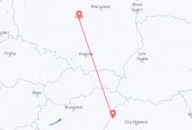 Flyg från Łódź, Polen till Oradea, Rumänien