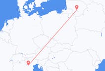 Vluchten van Kaunas, Litouwen naar Verona, Italië