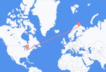 Flyrejser fra London, Canada til Ivalo, Finland