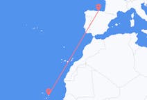 Vluchten van Boa Vista, Kaapverdië naar Santander, Spanje