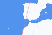 Loty z Agadir, Maroko do Santiago del Monte, Hiszpania