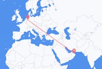 Vluchten van Muscat, Oman naar Münster, Duitsland