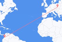 Flyrejser fra Santiago de Cali, Colombia til Katowice, Polen