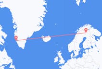 Flights from Nuuk to Kolari