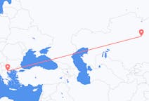 Flyreiser fra Karaganda, til Thessaloniki