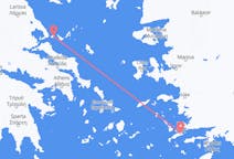 ギリシャのスキアトス島から、ギリシャのコス島までのフライト