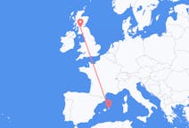Vols de Glasgow, Écosse vers Mahón, Espagne