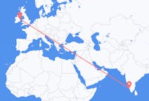 Vluchten van Kozhikode, India naar Dublin, Ierland