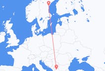 Flights from Skopje to Sundsvall