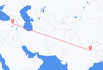 Flüge von Kathmandu, Nepal zu Ağrı merkez, die Türkei