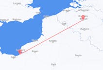 Flyreiser fra Deauville, til Brussel