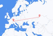 Flights from Kostanay to Zurich