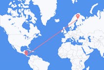 Flyreiser fra Liberia, Costa Rica til Rovaniemi, Finland
