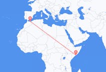 Flights from Mogadishu, Somalia to Melilla, Spain