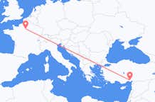 Loty z Adana do Paryża