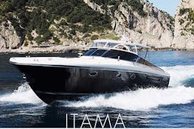 Capri Island in Private Luxury 40 feet Speedboat from Sorrento, Positano, Amalfi, Ravello
