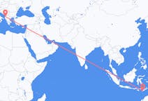 印度尼西亚出发地 古邦飞往印度尼西亚目的地 地拉那的航班