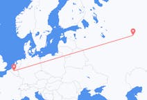 Fly fra Kirov til Brussel