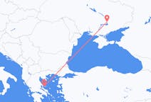 Fly fra Zaporizhia til Skiathos