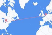 Flüge von London, Kanada nach Rotterdam, die Niederlande