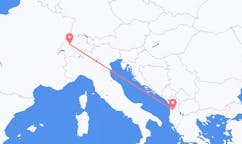 Fly fra Bern til Tirana