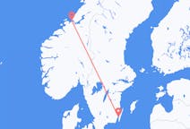 Loty z miasta Ørland do miasta Kalmar