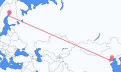 Flüge von Yantai, China nach Kokkola, Finnland