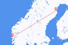 Flyg från Skelleftea till Bergen