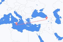 Flyreiser fra Erzurum, til Malta