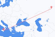 Flyg från Qostanaj, Kazakstan till Catania, Italien