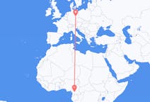 Flyreiser fra Yaoundé, Kamerun til Leipzig, Tyskland