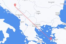 Flights from Sarajevo to Chios