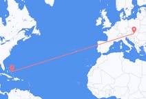 Flüge von San Salvador, die Bahamas nach Budapest, Ungarn