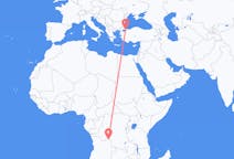 Flyrejser fra Dundo, Angola til Istanbul, Tyrkiet