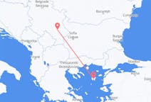 Flüge von Lemnos, zur Stadt Niš