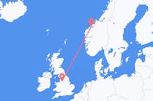 Vluchten van Molde, Noorwegen naar Manchester, Engeland