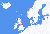 Flyreiser fra Molde, Norge til Manchester, England